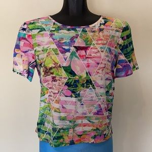 Amanda Uprichard Floral Silk Top P
